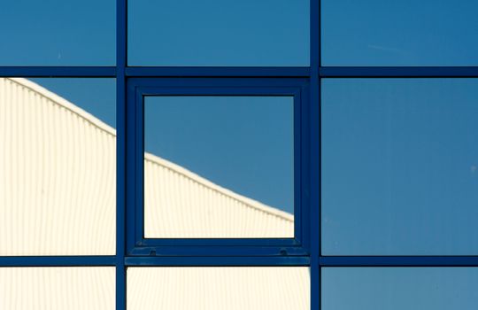 Ventana fija con marco delgado